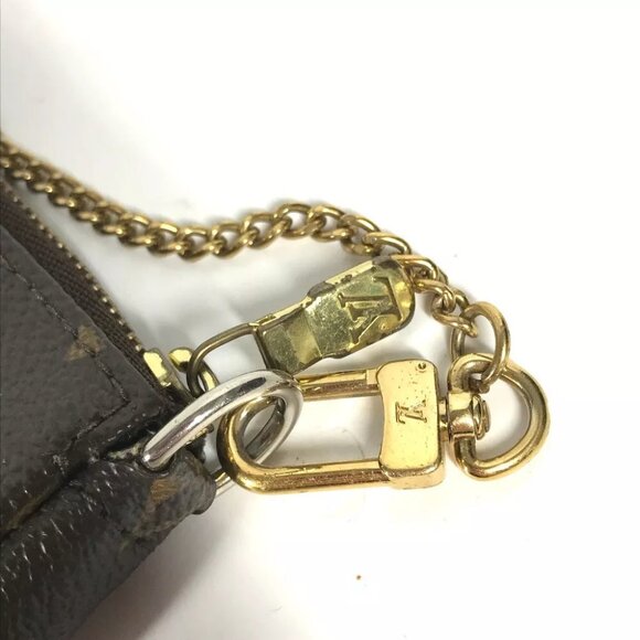LOUIS VUITTON M60153 Monogram Mini Pochette Accessoires T&B chain bag Hand Bag - Picture 9 of 12